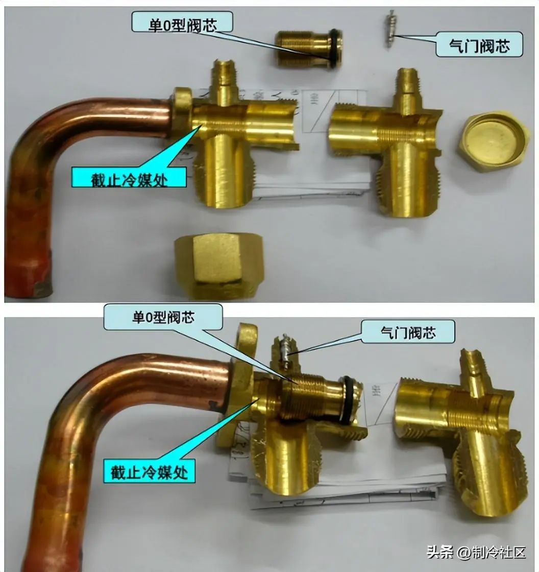 膨胀阀、四通阀、截止阀结构、工作原理、常见故障(图3)